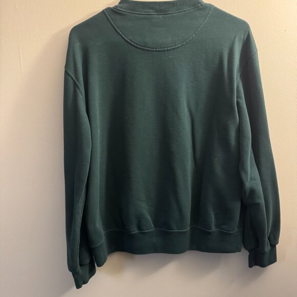 Abercrombie & Fitch - Super Soft Forest Green Lake Tahoe Crew Neck Sweatshirt - Picture 3 of 3